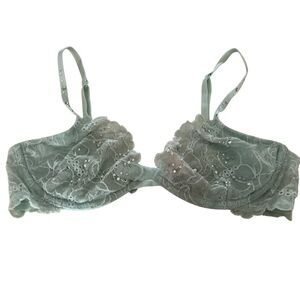 Victoria’s Secret dream angels push-up without paddings bra in lace w rhinestone